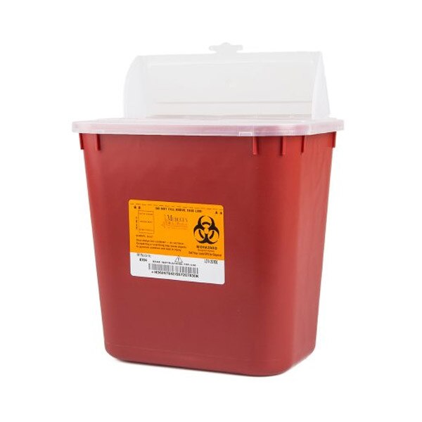 2 Gallon Red Sharps Container